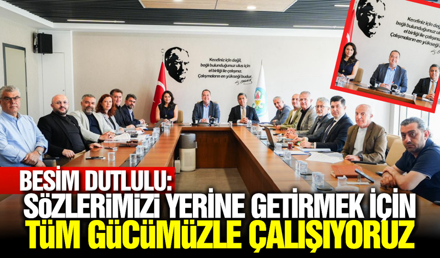 Başkan Dutlulu Gece Gündüz Demeden Çalışıyor