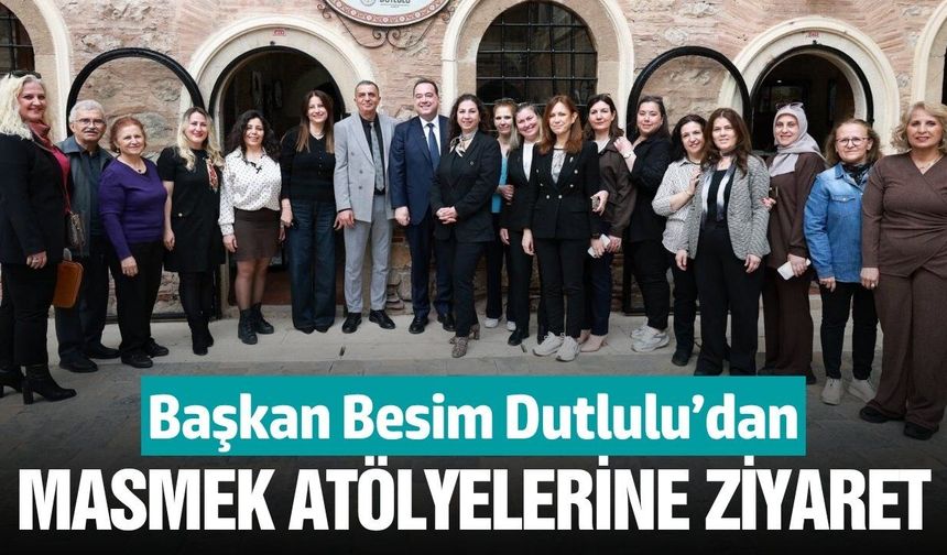 Başkan Dutlulu'dan kursiyerlere anlamlı ziyaret