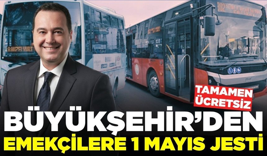 Manisa’da 1 Mayıs’ta ulaşım ücretsiz