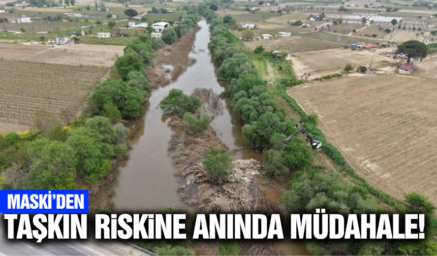 Gediz ve Nif Çayı'nın birleşim noktasına kritik müdahale!