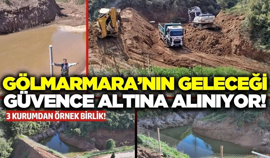 Gölmarmara’ya can suyu: Üç kurum güçlerini birleştirdi