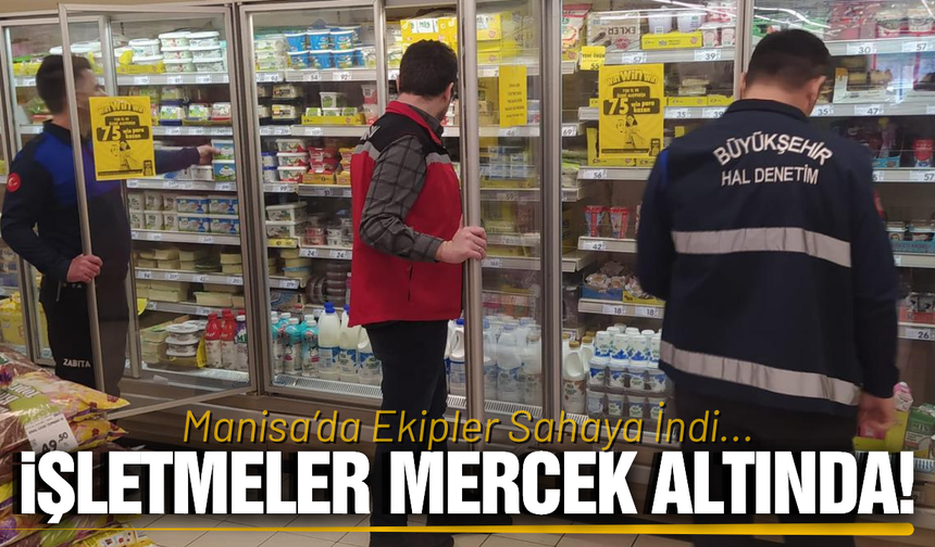 Halk sağlığı için Manisa'da ekipler sahada!