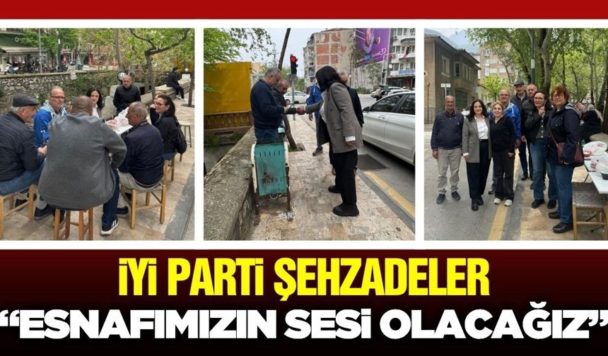 İYİ Parti Şehzadeler’den taksici esnafına ziyaret!
