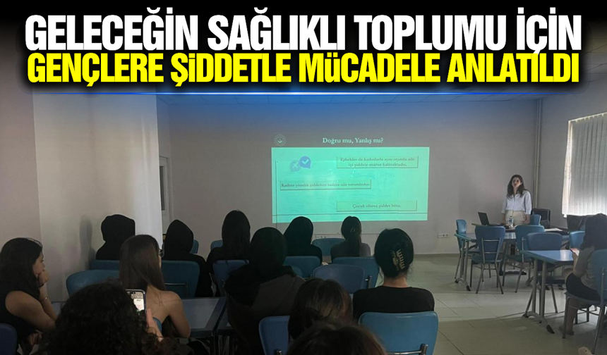 Kırkağaç KYK Yurtlarında “Şiddetle Mücadele” Eğitimi Verildi