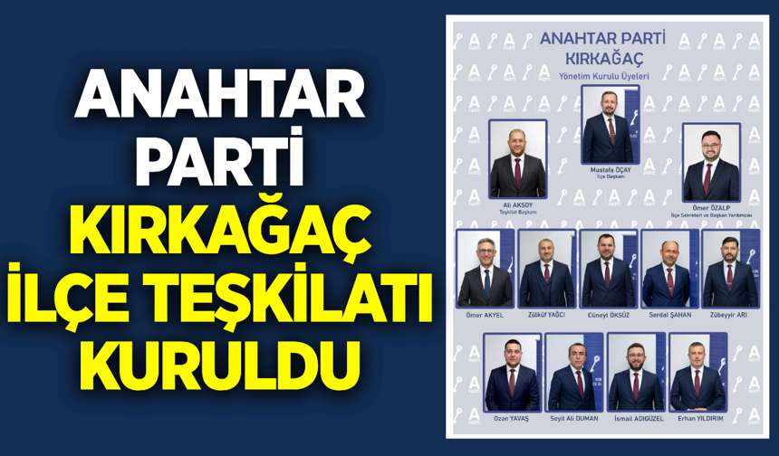 Kırkağaç’ta Anahtar Parti Teşkilatı Kuruldu