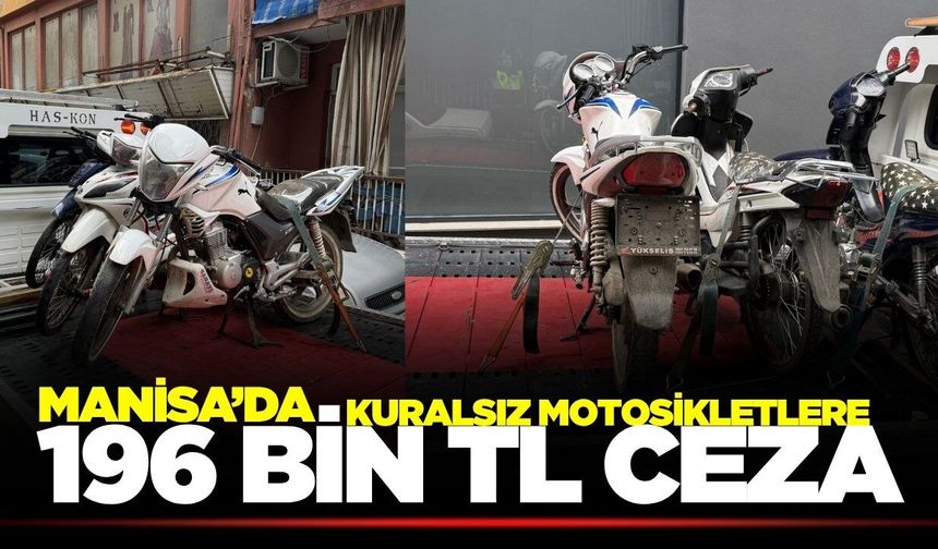 Manisa'da kurallara uymayan sürücüler cezadan kaçamadı!