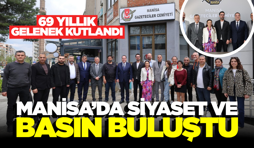 Manisa Protokolü Gazeteciler Cemiyeti’nin 69. Yılını Kutladı