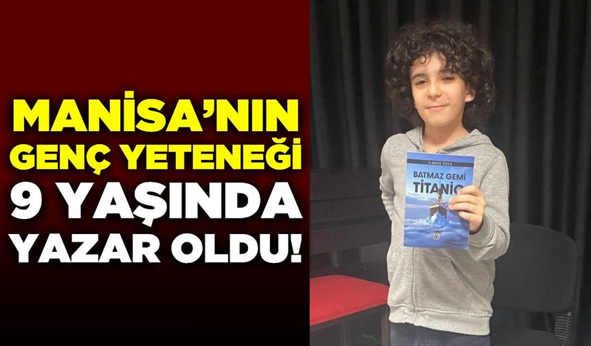 Manisa'da genç yazar yayımladığı kitapla adından söz ettirdi!