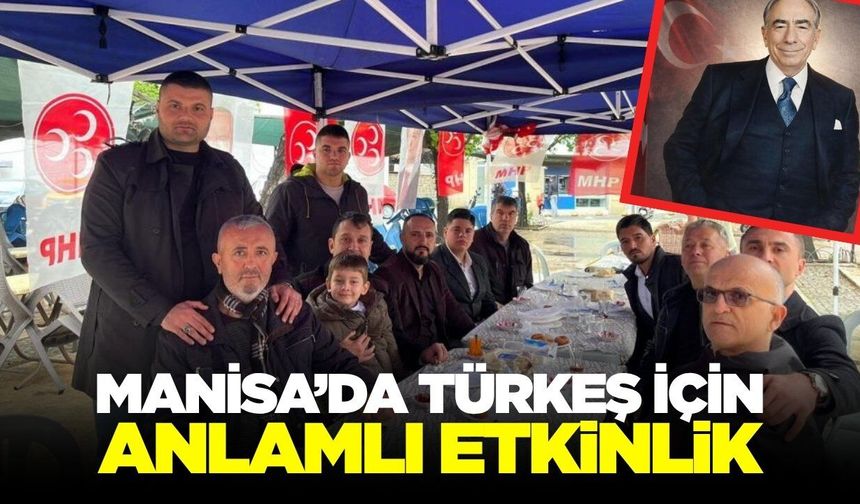 Manisa'da  Alparslan Türkeş Anısına Lokma Hayrı