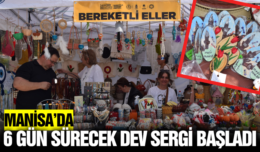 Manisa'da El Emeği Göz Nuru Sergisi