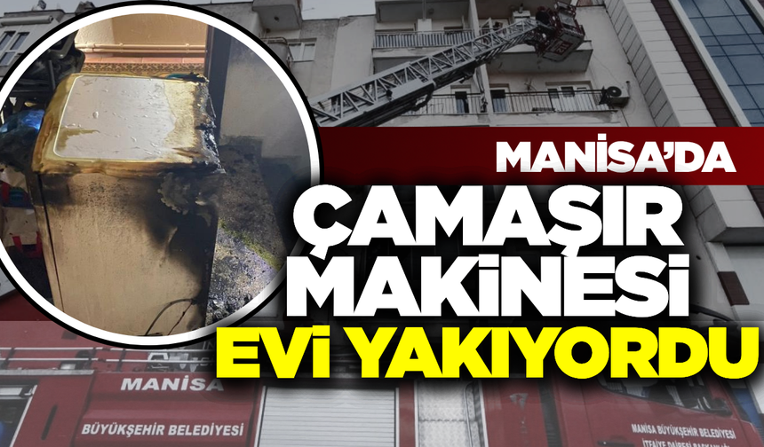 Manisa'da Paniğe Neden Olan Yangın!