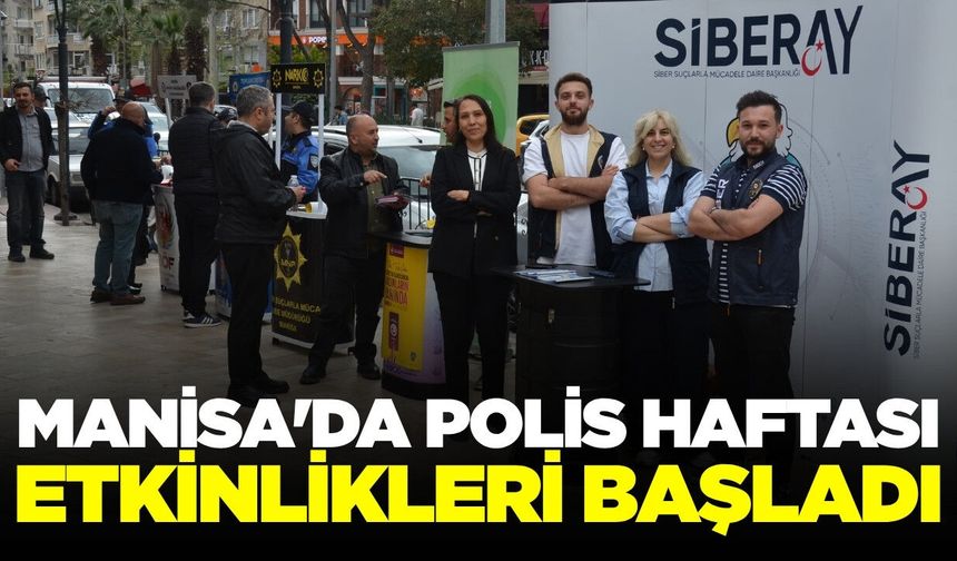 Manisa'da Polis Haftası çeşitli etkinlikler ile kutlanıyor