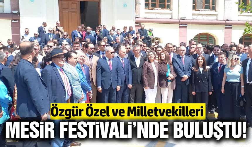 Manisa'da protokolden Mesir Festivali’ne yoğun ilgi