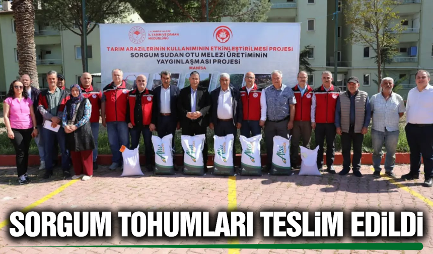 Manisa’da üreticilere şeker sorgumu tohumu desteği