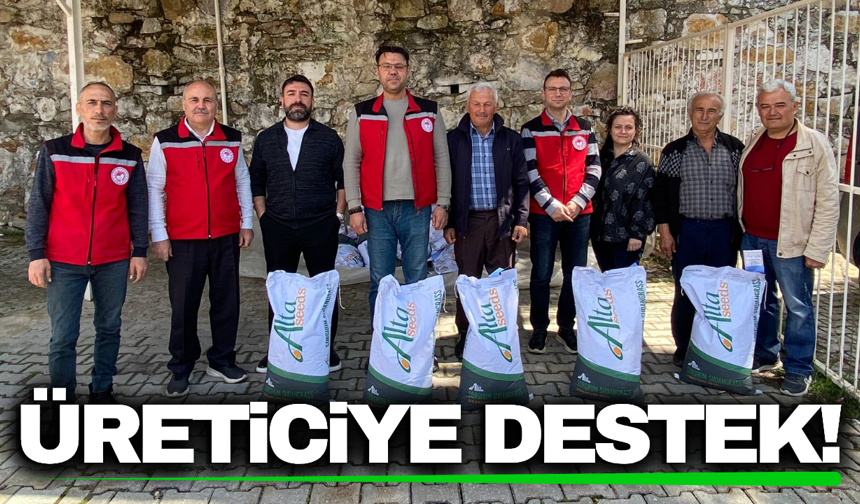 Manisa'da üreticiye şeker sorgumu desteği