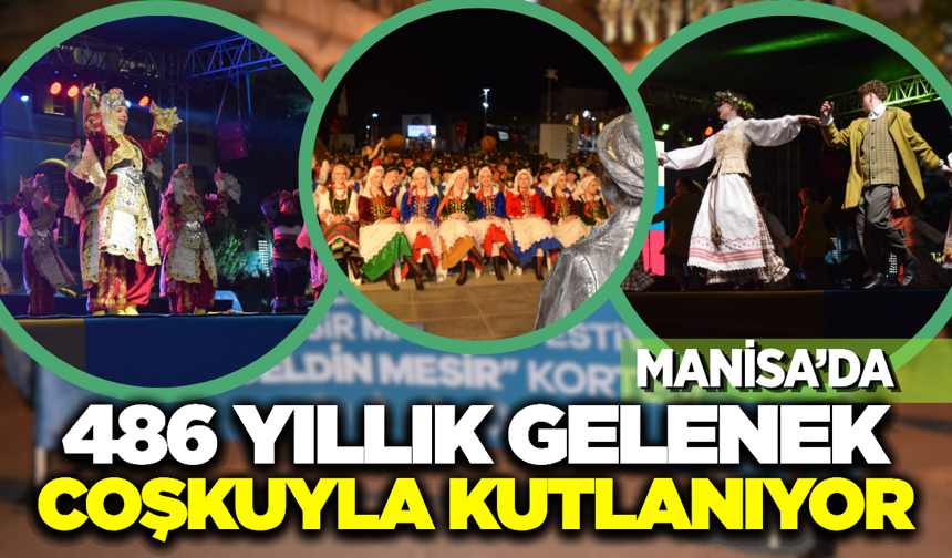 Mesir Macunu Festivali Korteji Şehri Renklendirdi
