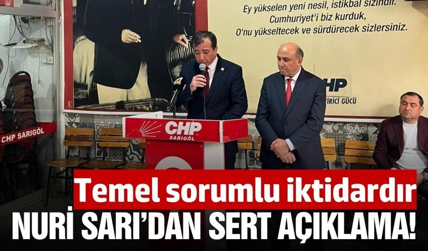 CHP Sarıgöl’den 23 Nisan’da "Güvenli Gelecek" açıklaması