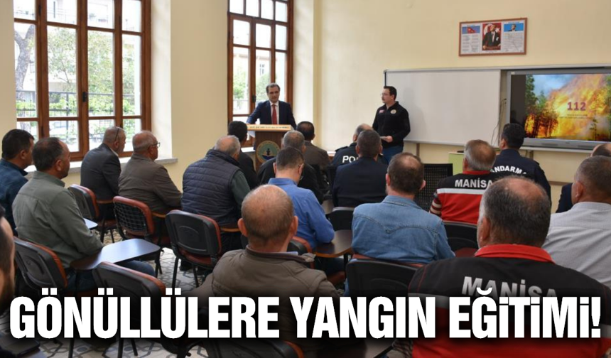 Salihli'de yangınla mücadele seferberliği!