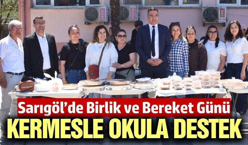 Sarıgöl'de kermes dayanışması
