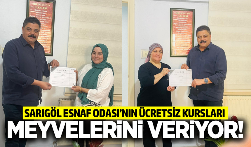 Sarıgöl Esnaf Odası’ndan Kadın Girişimcilere Tam Destek