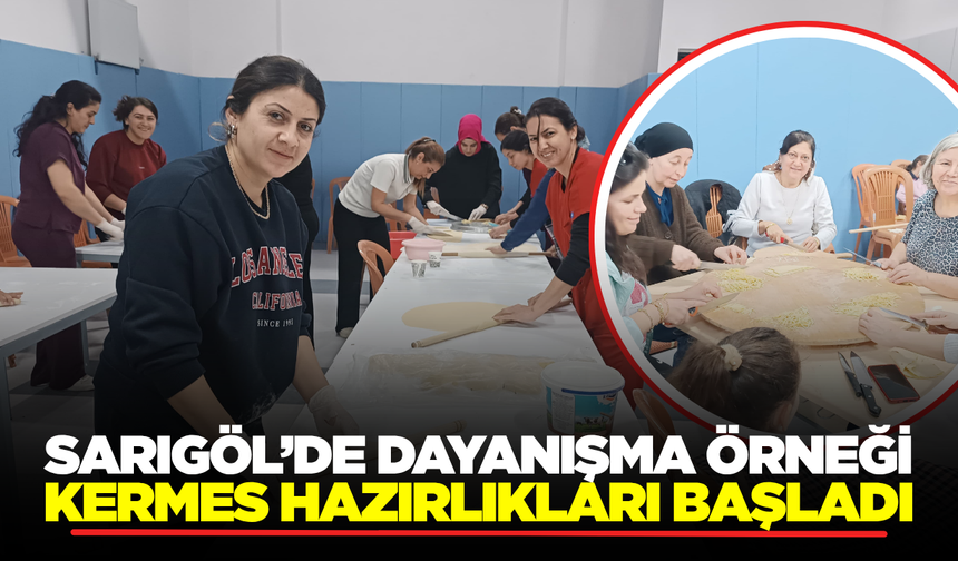 Sarıgöl'ün En Büyük Okulunda Kermes Hazırlıkları Başladı