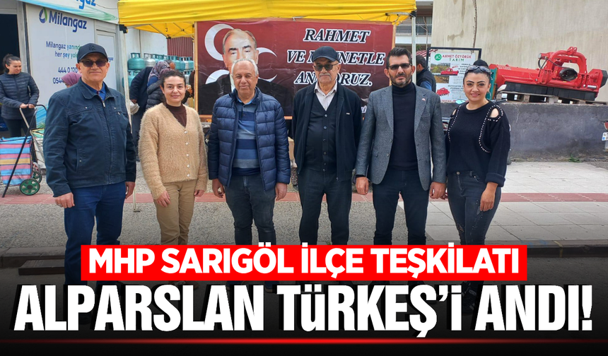 Sarıgöl’de Başbuğ Alparslan Türkeş Dualarla Anıldı