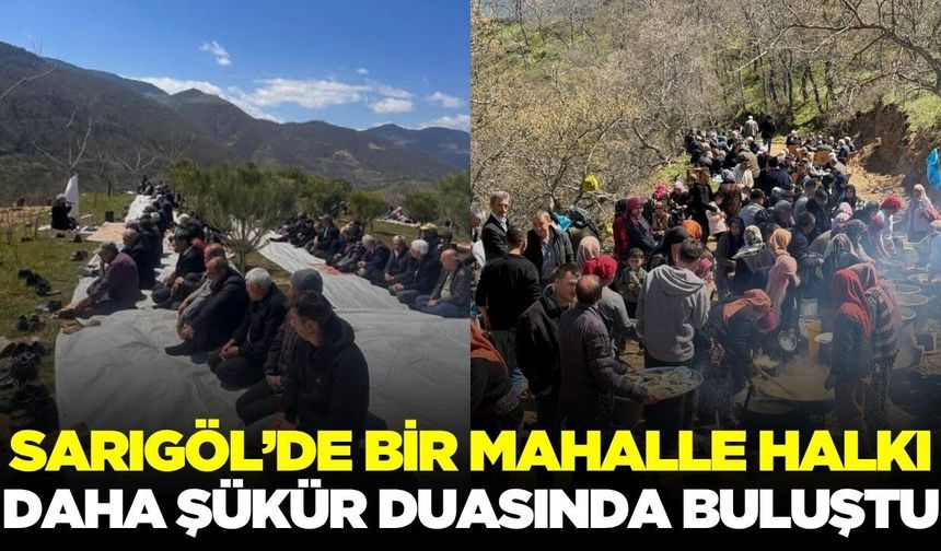 Sarıgöl'de gelenek bozulmadı: Protokol vatandaşlarla buluştu!