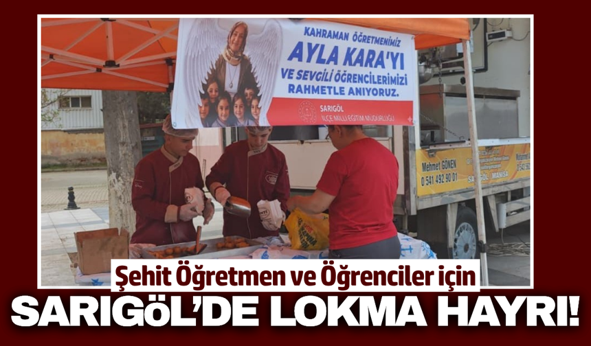 Sarıgöl’de Şehit Öğretmen ve Öğrenciler Unutulmadı