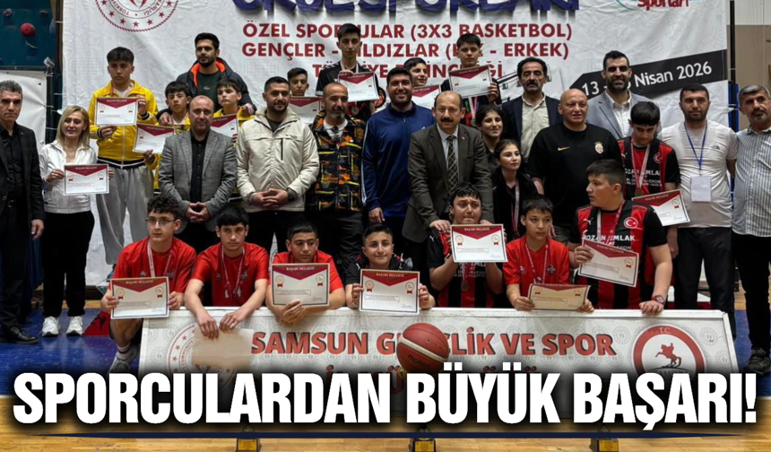 Saruhanlı'nın gururları Samsun'dan şampiyonluklarla döndüler