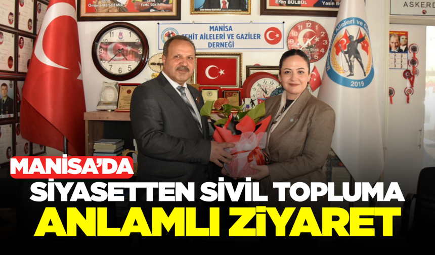 Şehzadeler İYİ Parti'den Şehit Aileleri ve Gaziler Derneği'ne Ziyaret