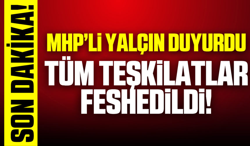 MHP İstanbul'da deprem!