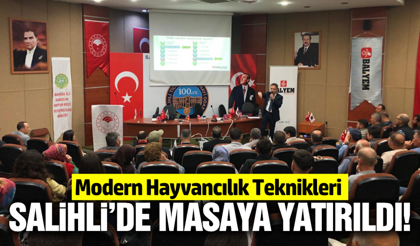 Sürdürülebilir hayvancılık için Salihli’de eğitim hamlesi