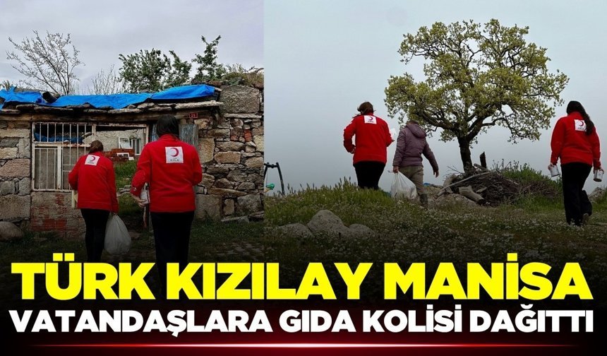 Türk Kızılay Manisa'dan vatandaşlara destek!