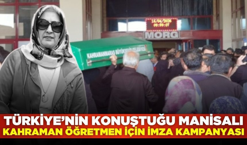 Manisalı Ayla öğretmen için imza kampanyası başlatıldı