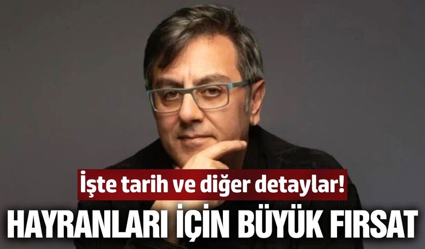 Ünlü yazar Manisa'da sevenleri ile buluşacak