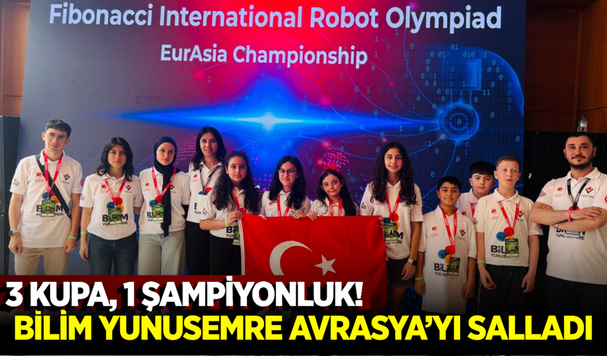 Yunusemre'nin Genç Yetenekleri Avrasya'ya Damda Vurdu: 3 Büyük Başarı