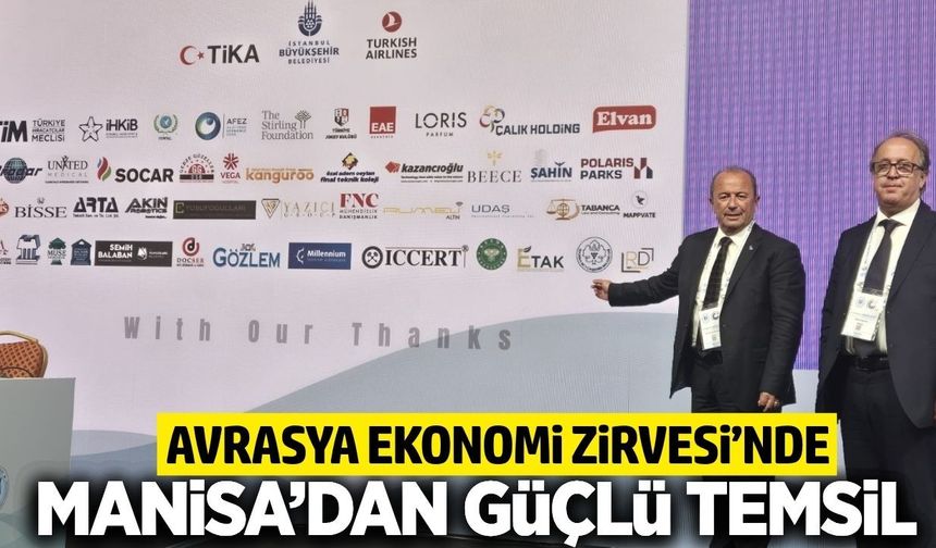 Manisa Heyeti Uluslararası zirvede kenti tanıttı!