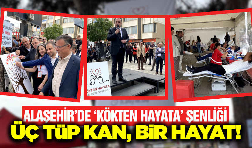 Alaşehir'de Kök Hücre Bağışı Farkındalığı