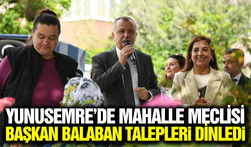 Başkan Semih Balaban, Hafsa Sultan Mahallesi Sakinleriyle Buluştu