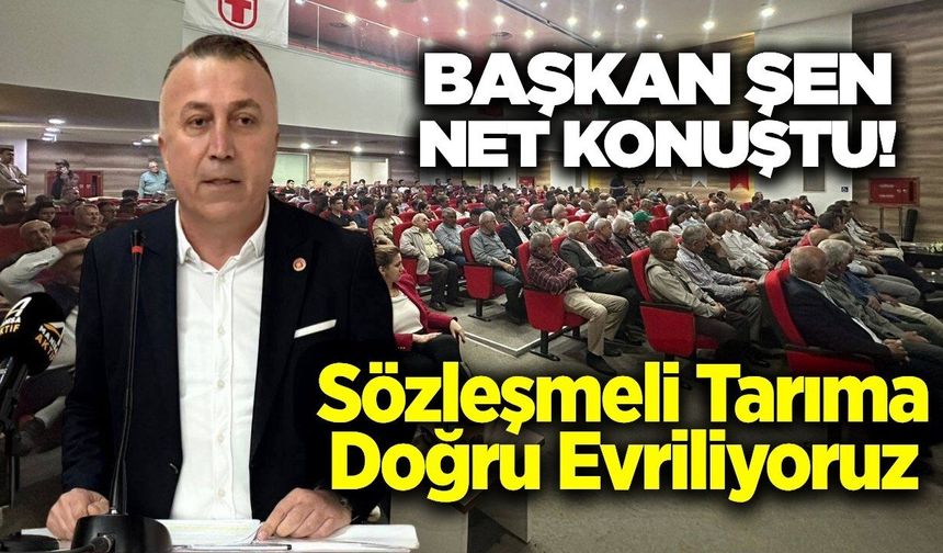 Başkan Şen'den Alaşehir’de üzüm sektörüne kritik uyarı