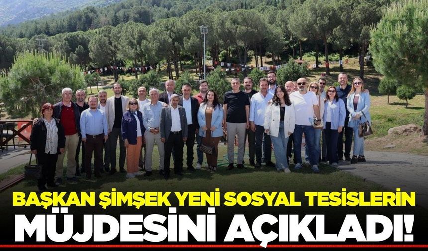 Manisa'ya yeni sosyal tesis müjdesi!