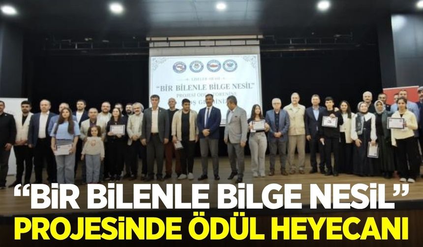 Manisa’da “Bir Bilenle Bilge Nesil” coşkusu: Gençler ödüllerine kavuştu