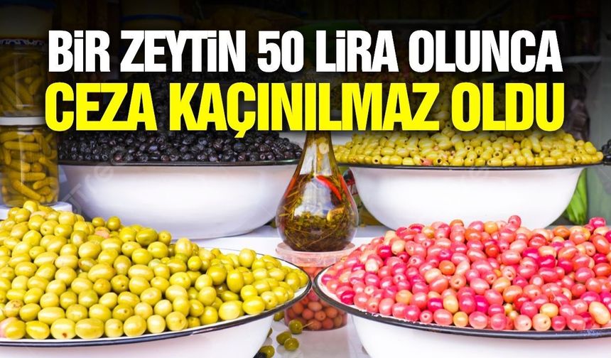 Zeytinin tanesi 50 lira olunca bakanlık sessiz kalmadı!