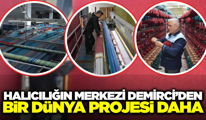 Bursa Ulu Camii’nin Yeni Halıları Demirci’de Hazırlanıyor