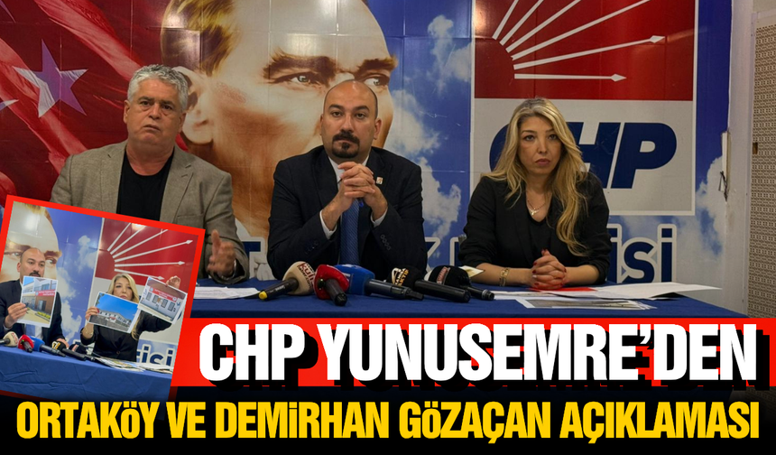CHP Yunusemre İlçe Başkanlığı'ndan AK Parti ve Mehmet Çerçi’ye Yanıt