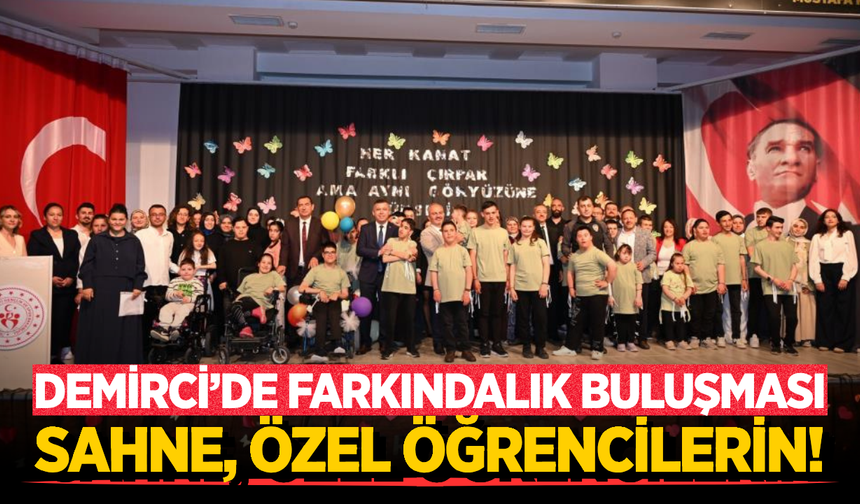 Demirci'de Engelliler Haftasında Anlamlı Etkinlik