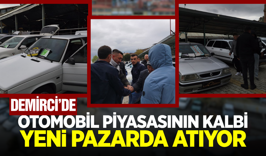 Demirci’de İkinci El Oto Pazarı Rüzgarı Esiyor
