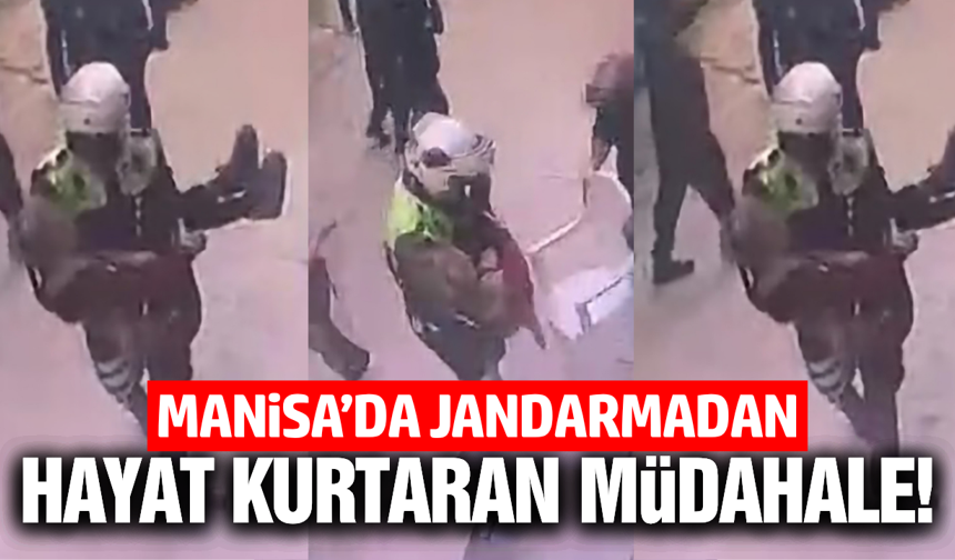 Manisa'da motosikletli trafik timleri facianın önüne geçti!