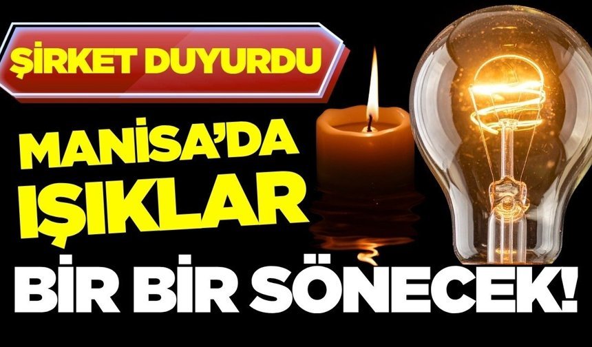 Manisalılar dikkat: Yetkili firma uyardı!