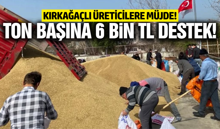 Emin Özarı duyurdu: Kırkağaçlı üreticiye can suyu!
